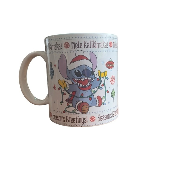 NWOT Stitch Disney Holiday Christmas Mug - Picture 2 of 4
